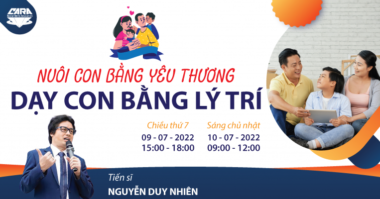 Thư mời sự kiện: Nuôi con bằng yêu thương, dạy con bằng lí trí