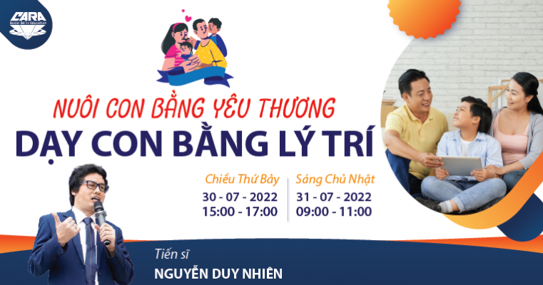 Nuôi con bằng yêu thương, dạy con bằng lý trí