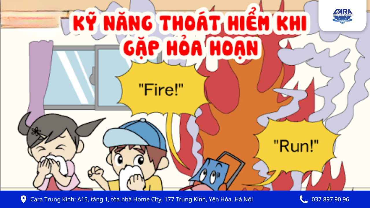 kỹ năng phòng cháy chữa cháy cho trẻ