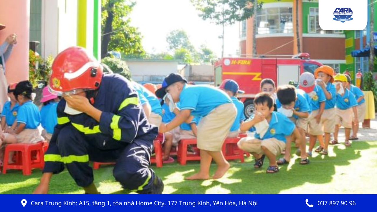 kỹ năng phòng cháy chữa cháy cho trẻ