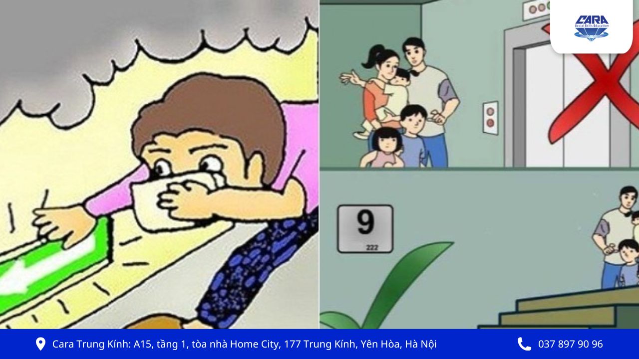 kỹ năng phòng cháy chữa cháy cho trẻ