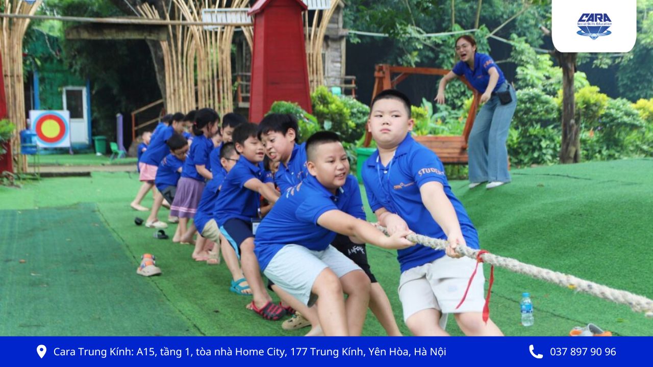 trẻ hướng nội nên học trại hè nào